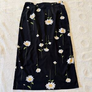 VINTAGE Alfred Dunner Floral/Bee Skirt